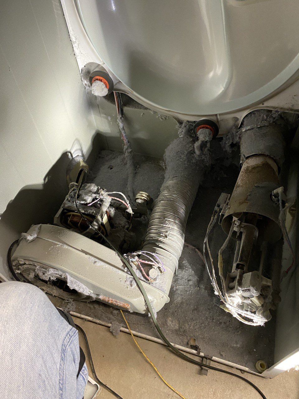 Dryer vent cleaning process