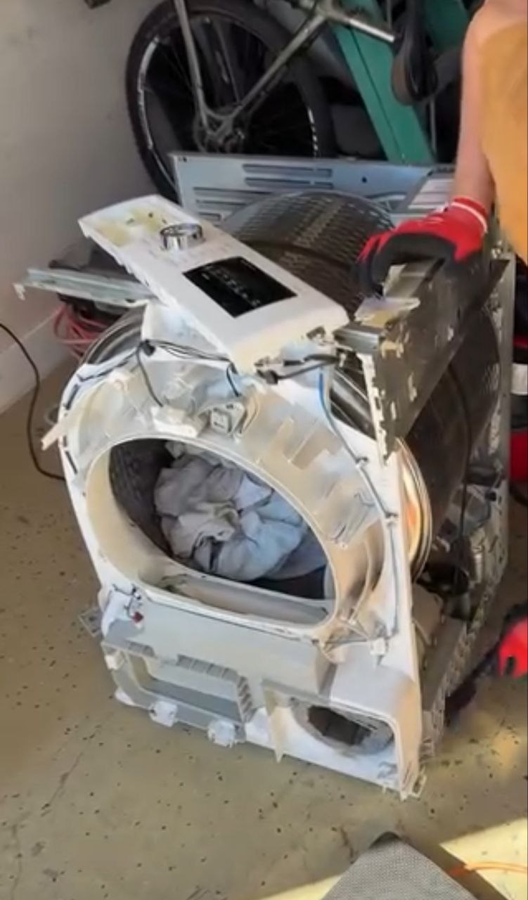 Bosch dryer technician work