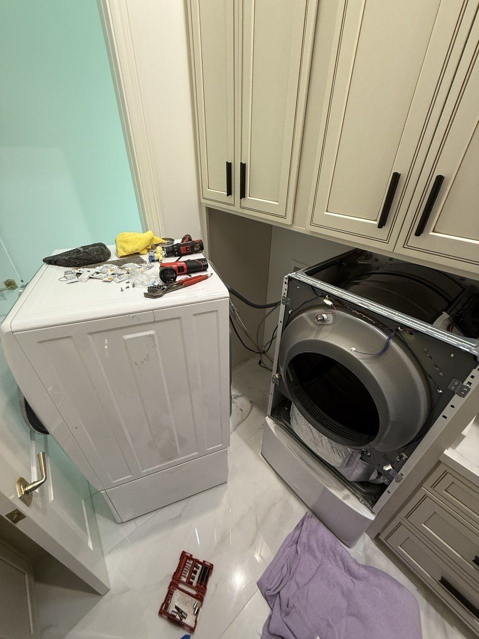 Whirlpool dryer repair work
