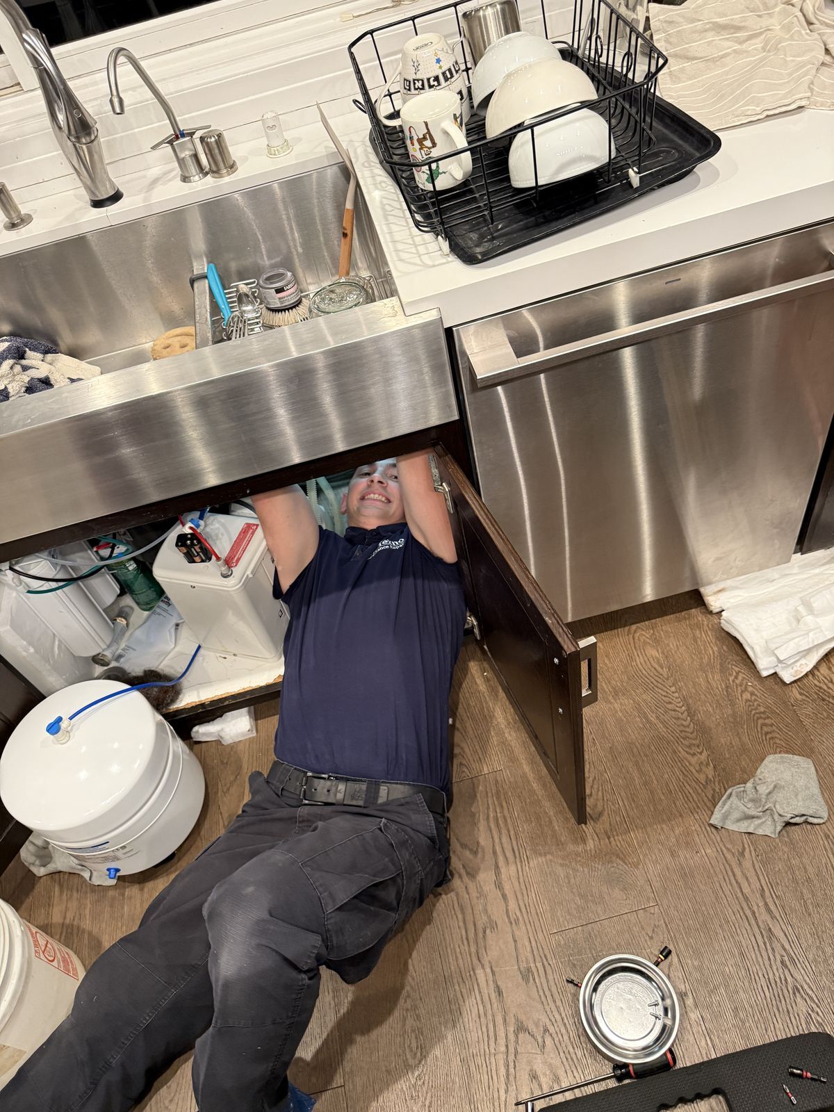 Garbage disposal repair service
