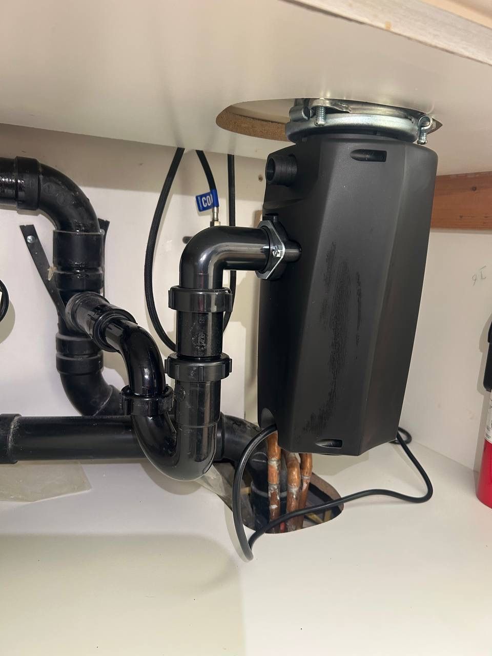 Garbage disposal installation